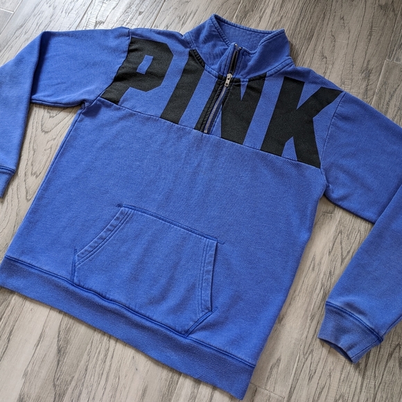 PINK Quarter Zip Sweater - Picture 2 of 10